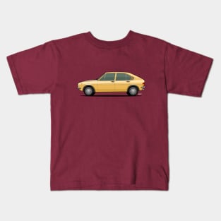 Alfasud side profile drawing - Yellow Kids T-Shirt